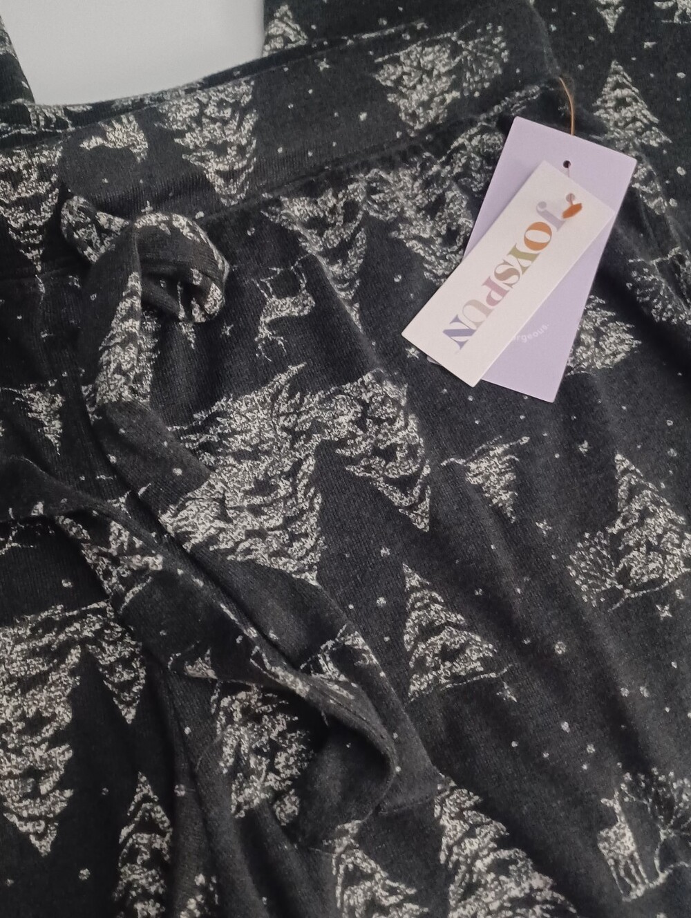 Joyspun Christmas Tree Sleep Pants Sz L